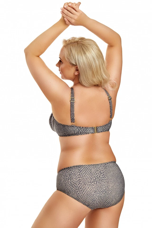 NESSA Moora Badeslip Midi Slimming Bauchweg 3XL Premium Swim wear Cocoa - Bild 4 von 4