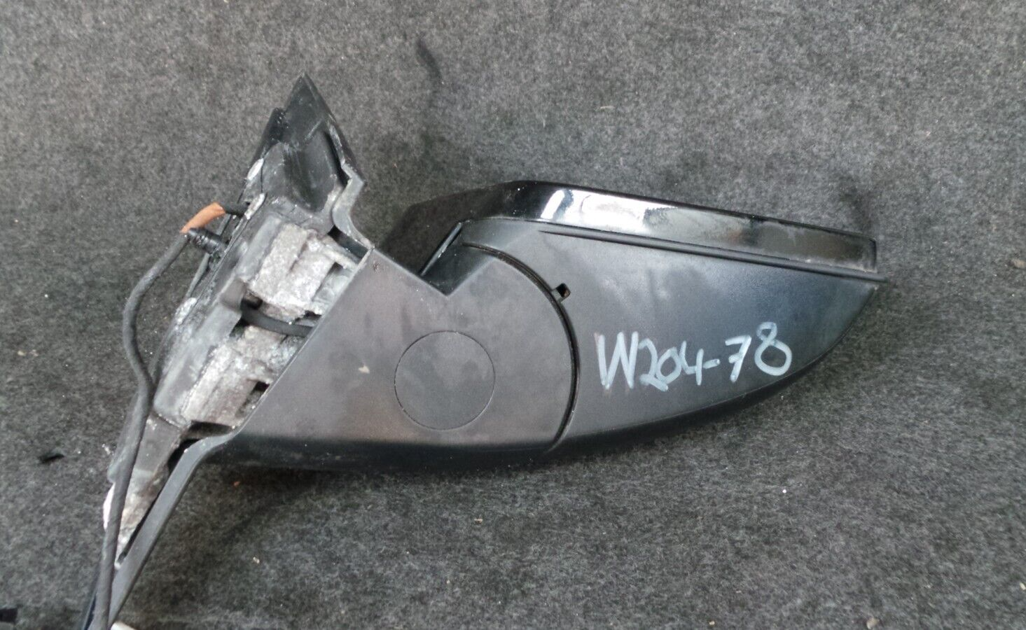 0813 MERCEDES C CLASS W204 DRIVER SIDE DOOR MIRROR BLACK eBay