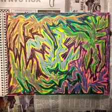 Drawing 11X14" Oil Pastel on Paper