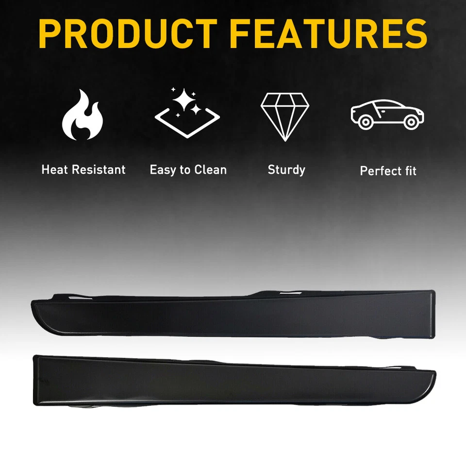 2Pcs Headlight Molding Trim Lower Filler Front Fit For 1995-97 Toyota Tacoma 4wd Foto 2 de 4
