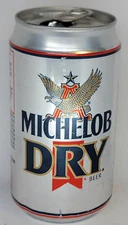 MICHELOB Dry/Anheiser-Busch Brg Co. ~ 12 oz. Aluminum Can ~ Empty ~ USA