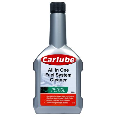 Carlube Benzin Komplett Kraftstoff System Reiniger Stripper Behandlung Additiv 300ml