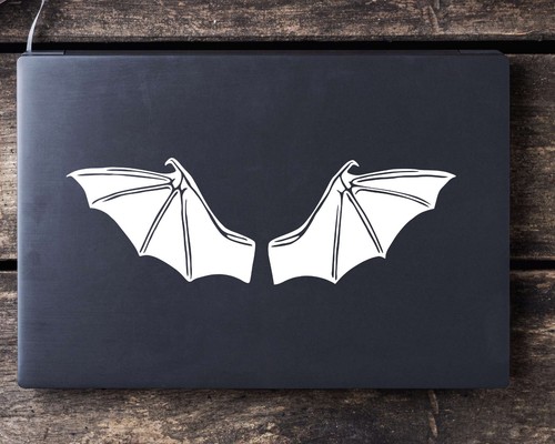 Bat Wings Decal · Gothic Flying Fox Vinyl Art Sticker for Car, Window, Laptop - Picture 6 of 39