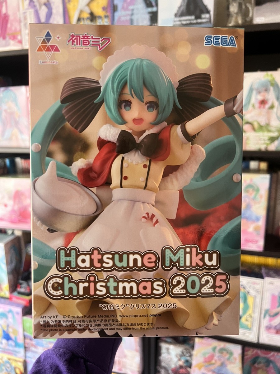 New! Hatsune Miku Christmas 2025 Figure Luminasta Sega US Seller