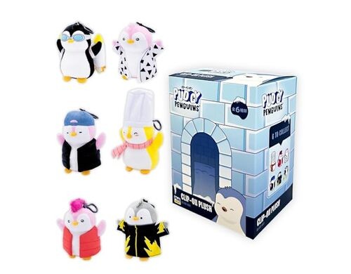 Pudgy Penguinsぬいぐるみ Pudgy Penguins Plush toys with clips 6 types in total *It's