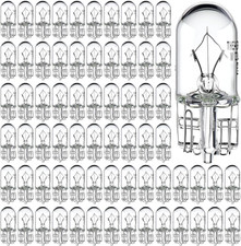 150 Pack 194 Light Bulb W5W 1/4 Wedge Base 12V 5W Clear T10 2825 Car Signal Lice