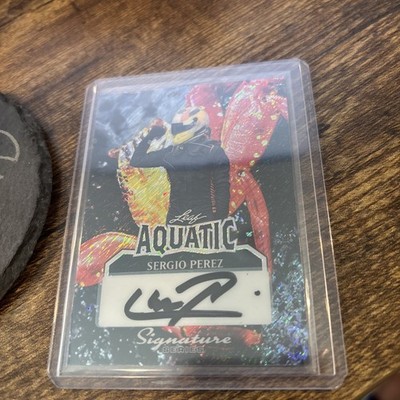 Sergio Perez F1 Aquatic ''Colorblast'' Auto 1/1!!!