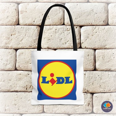 #ad Lidl Red amp; Yellow Logo Polyester Tote Bag $39.99