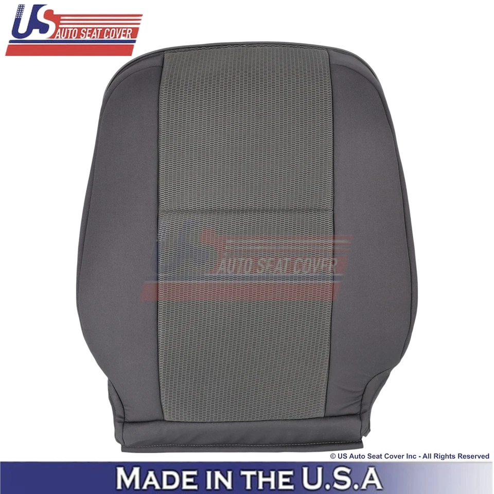 Fundas de asiento de repuesto negras para Toyota FJ Cruiser 2007-2011 de tela del lado del conductor Foto 3 de 4