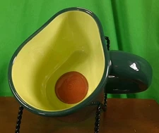 New Target Tabitha Brown Avocado Shaped Green Stoneware Mug 16oz Hot And Cold