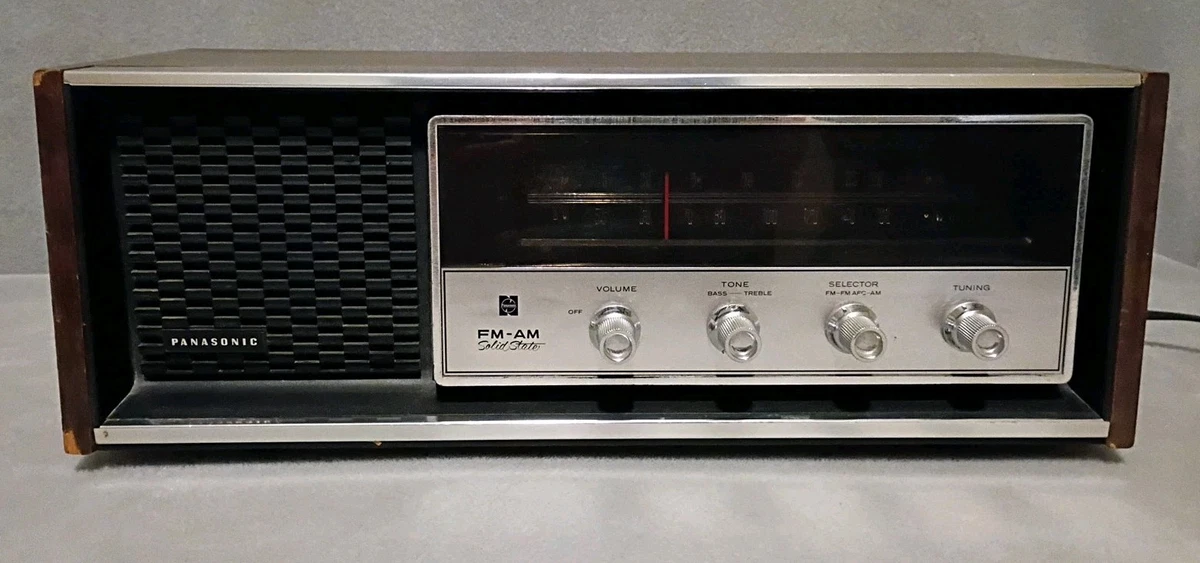 Vintage Panasonic AM FM Radio Indiana Collectible Transistor