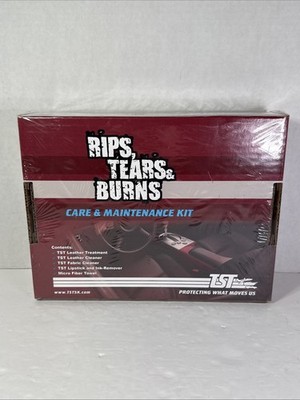 TST Rips Tears & Burn Maintenance Kit Brand New -Leather Fabric Car Care Kit