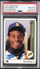 1989 UPPER DECK STAR ROOKIE #1 KEN GRIFFEY JR. ROOKIE RC PSA 8 DNA AUTO 10