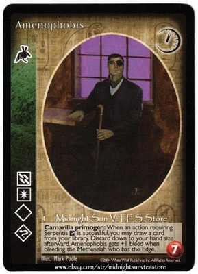 Amenophobis Followers of Set (The Ministry) Gehenna V:TES VTES Vampire CCG
