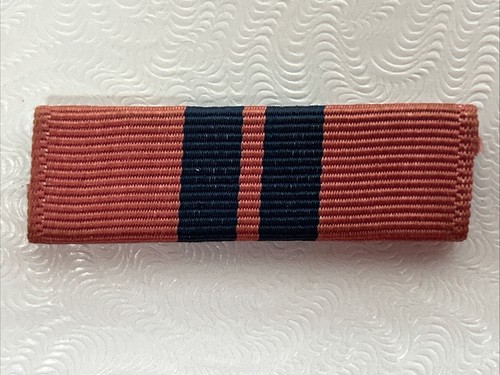 Dominican 1916 Campaign Ribbon Medal Flat Gold Tone Metal Backing