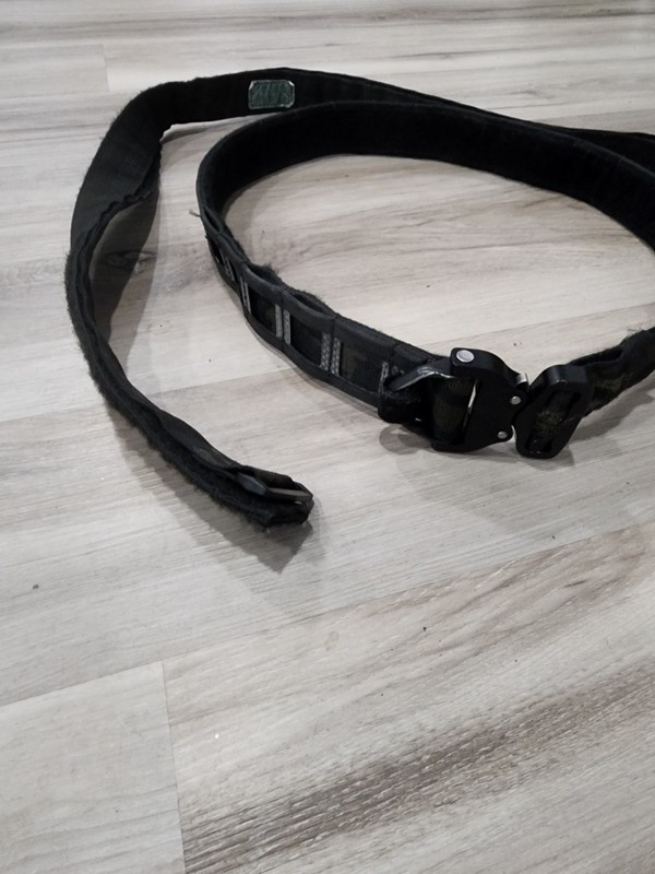 XL GBRS Assaulter V2 Belt Black Camo Inside and Outside Belts Included