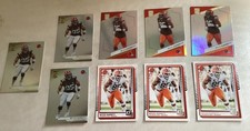 Cleveland Browns Myles Garrett 9 Card Base Lot Donruss Elite