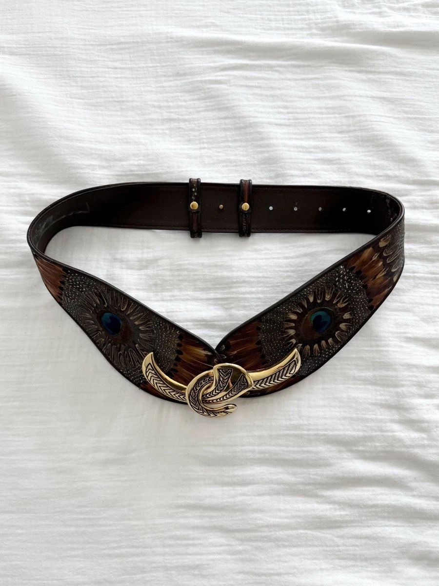 peacock feather belt products for sale | eBay display picture 1