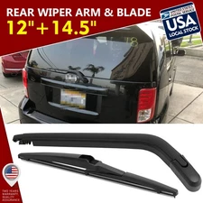 Waterproof 12''&14.5'' 1Set Rear Windshield Wiper Arm Blade OEM Replace QUALITY