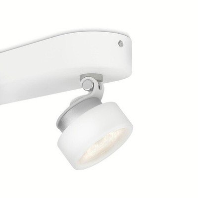 2x 3W Deckenleuchte Phillips myLiving Rimus weiß LED  warm weiß entspricht 2x 34