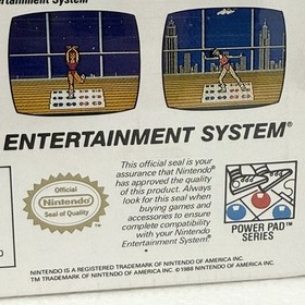 NEW Dance Aerobics Nintendo NES-GP Video Game Pak Factory Sealed REV-A JAPAN
