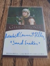 Rosabell Laurenti Sellers Inscription Autograph Game of Thrones Auto Anniversary