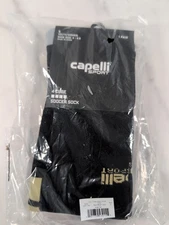 Capelli Sport Soccer Socks 4 Cube Black Size Small NEW