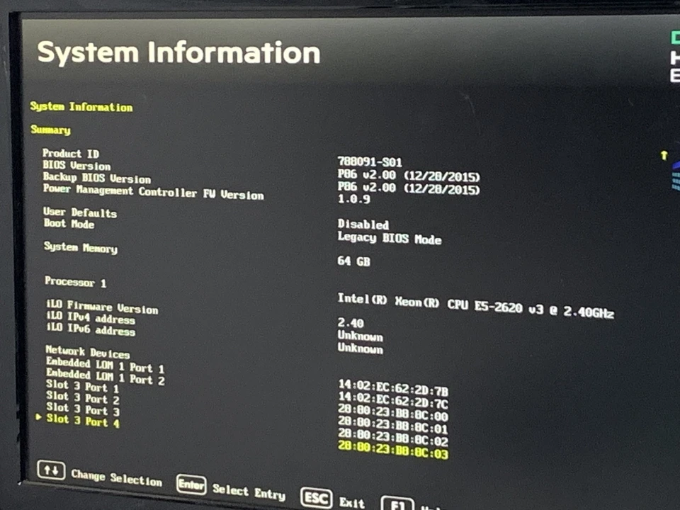 HP ProLiant DL120 Gen9 Xeon E5-2620 v3 2.4GHz 64GB RAM NO HDD NO OS Good - Image 4 of 4