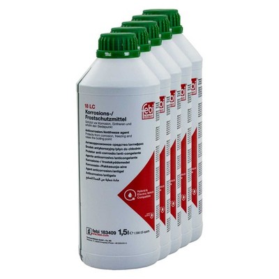 Kühlerfrostschutz Konzentrat Febi 18 LC 5 X 1,5 Liter Grün für Fiat Mini Toyota