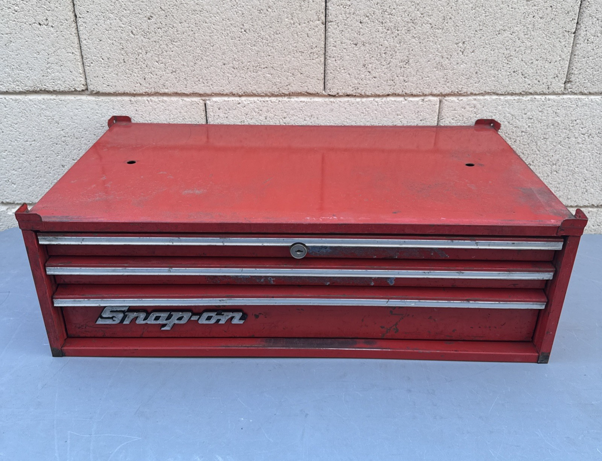 Vintage 1991 Snap-On Tools USA Intermediate / Middle 3 Drawer Tool