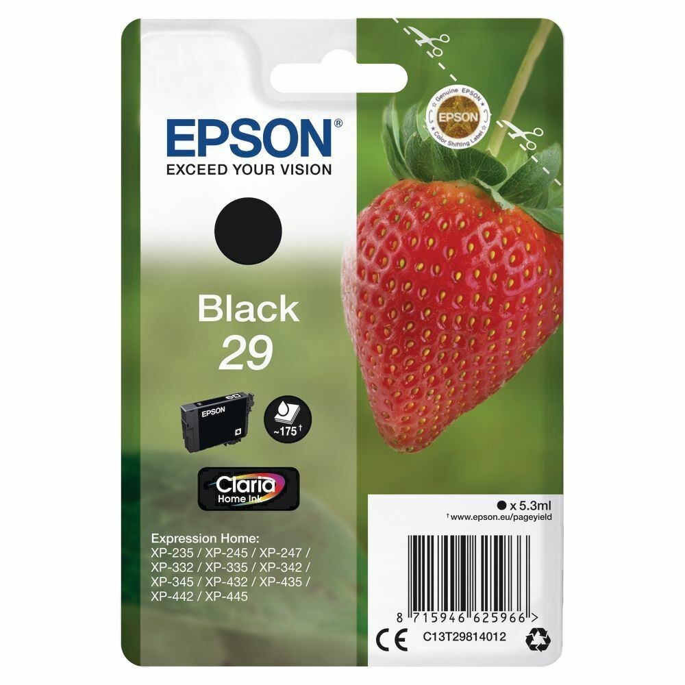 Genuine Epson T2981 29 Black Ink Cartridges for XP-432 XP-435 XP-442 XP-445 - Image 9