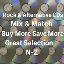 Rock & Alternative CDs - Mix & Match - Buy More Save More - Great Selection N-Z
