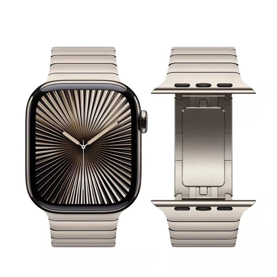 Pulsera de eslabones de acero inoxidable para Apple Watch Ultra 3 2 1 49 mm 46 mm S11/10 Foto 3 de 4