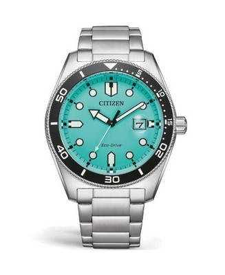 Citizen Eco-Drive Turquoise Men's Watch - AW176081W for sale