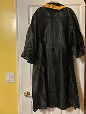 Vintage 1969 High School Graduation Gown with Hood, Great for Costume
