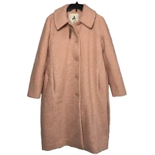 Women's Sherpa Long Coat Small Relaxed-Fit Recycled Polyester Amazon Essentials