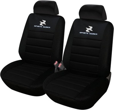 WOLTU Car Van Seat Covers Front Pair black Universal for Cars Vans Car Seat