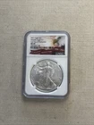 2021 $1 Type 1 American Silver Eagle NGC MS69 Brown Label