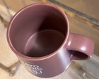 MAYO CLINIC Stoneware LOGO Coffee Mug Mauve White — photo 6