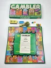 Vintage 1977 Gambler Board Game Parker Brothers Complete