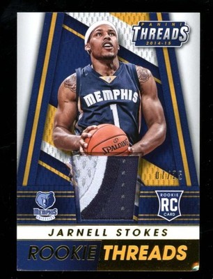 2014-15 Panini Threads Jarnell Stokes Rookie Threads Prime #69 U6760