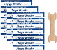 Breathe Better Nasal Strips - 120 Easy Apply Flexible Strips for Snoring Relief