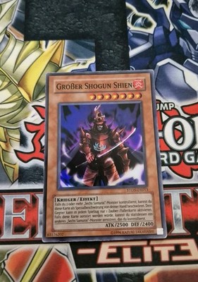   Yu-Gi-Oh Großer Shogun Shien in Super Rare aus STON-DE013 | Light Played  