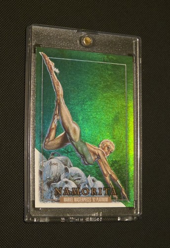 Marvel Masterpieces 1992 Platinum Namorita PMG GREEN /10 Precious Metal Gems