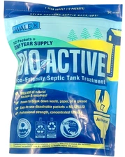 Premium Bio-Active Septic Tank Treatment with a One-Year Supply of Helpful Bacte