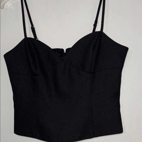 Moda International schwarzes tailliertes Bustier Camisole - Bild 4 von 9
