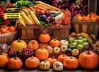 Jigsaw Puzzles for Adults 1000 Pieces, Fall Harvest Fit Well Letter on Back No D