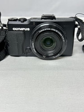 OLYMPUS STYLUS XZ-2 12MP Digital Camera Black Tested AC100V