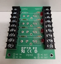 GUARANTEED! OPTO 22 4-CHANN OUTPUT MODULE RACK PB4R