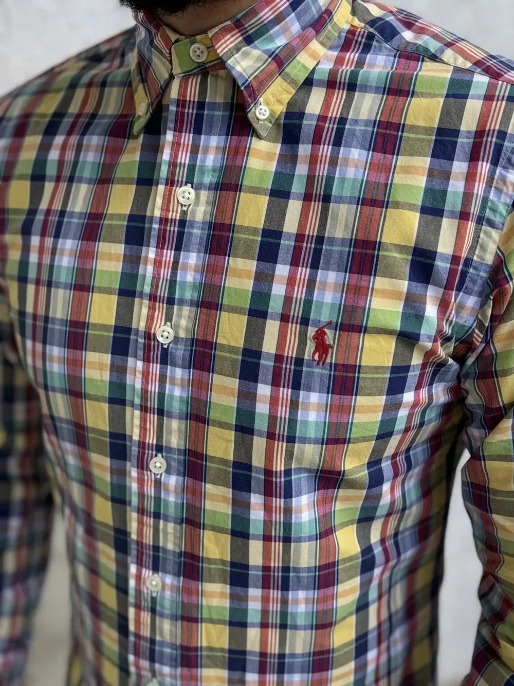 Polo Ralph Lauren checkered multicolor button up shirt